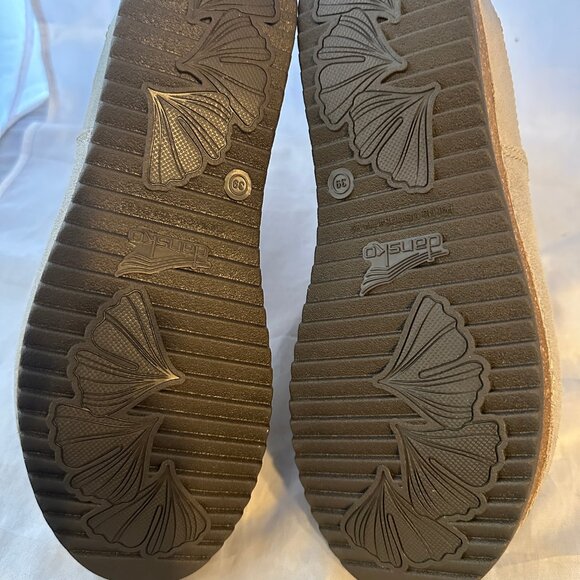 Dansko  Mitzy Stone Suede Bootie, Faux Fur Trim  Women Sizes   NIB - Picture 6 of 8